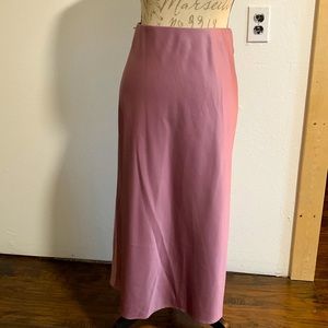 A New Day lilac elastic waist band midi skirt